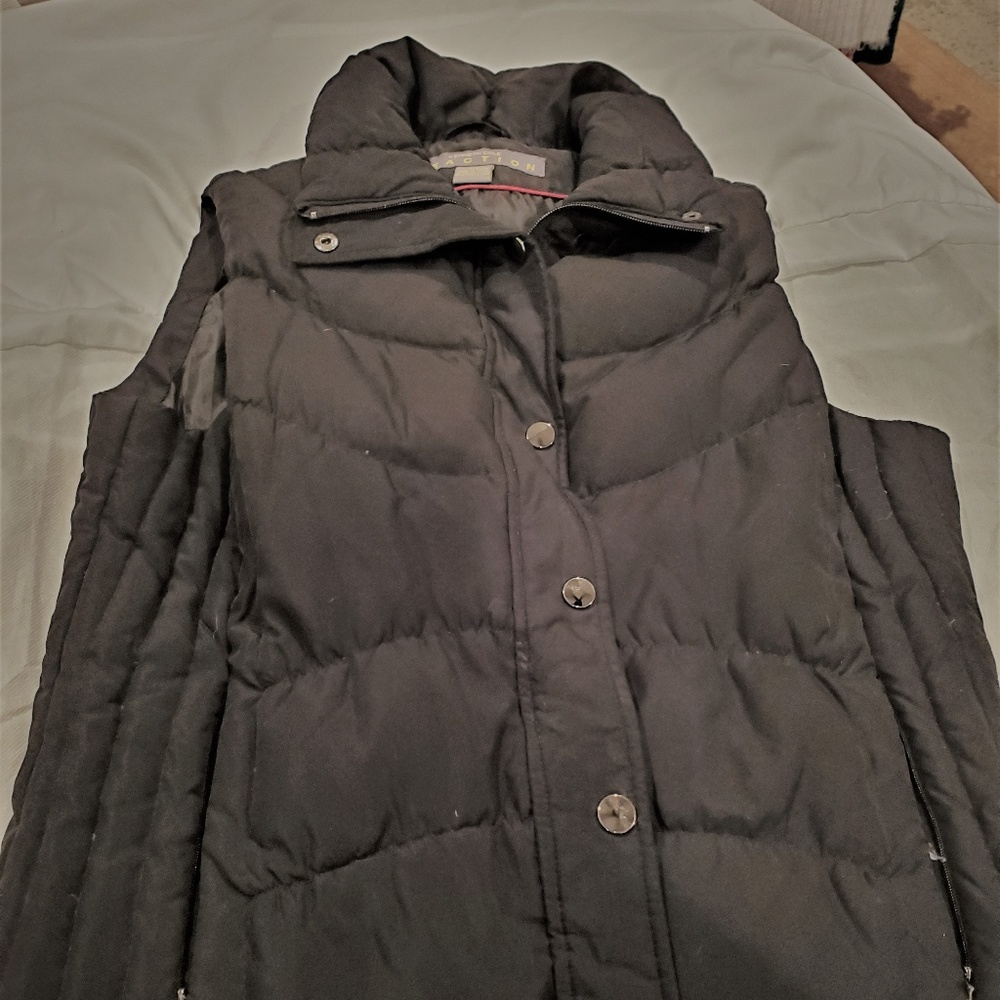 Gray Puff Vest